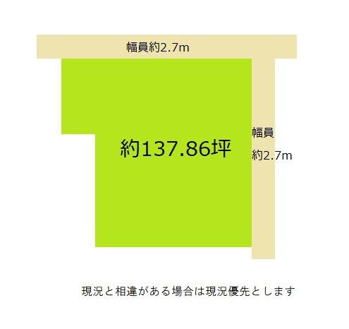 和歌山市川辺　土地の土地図