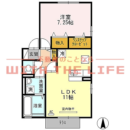 D-room杉町【キャッシュバック対象】の間取り
