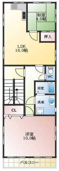 【間取り】 | 古市駅前ビル ４階