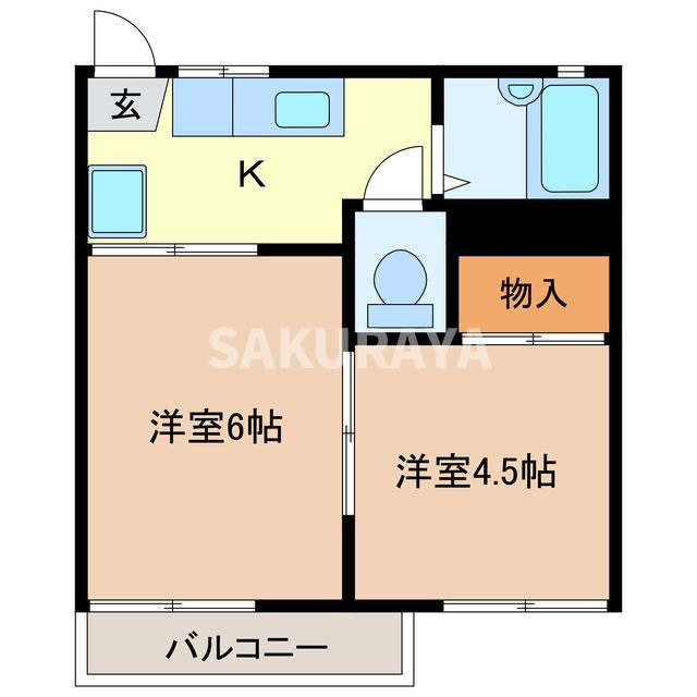 メイプルハイツの間取り