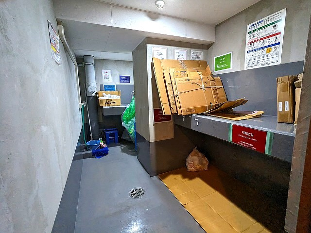 クレヴィアリグゼ日暮里根岸のその他共用部分|24時間利用可能なゴミ置場