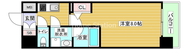 【間取り】 | アルグラッド福島SOUTH
