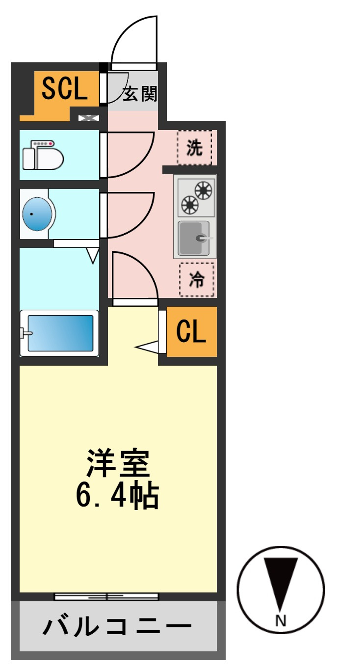 THE PASEO新小岩Ⅱの間取り