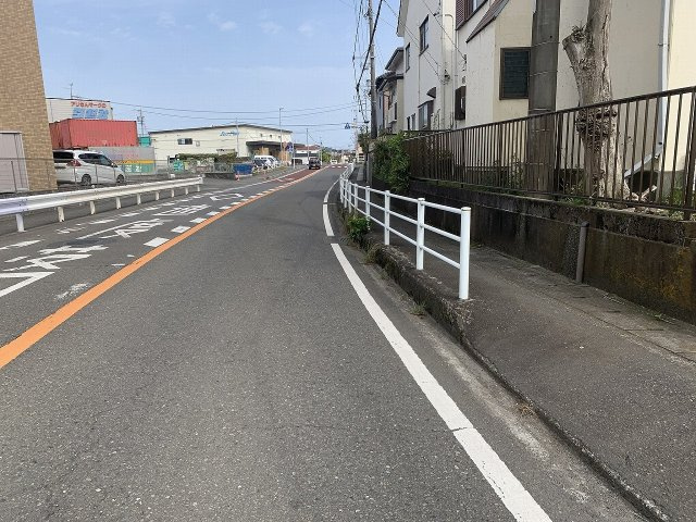 中古戸建　静岡市駿河区下島の前面道路含む現地写真