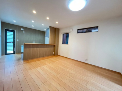 【居間・リビング】 | 鳥取市松並町未入居戸建て