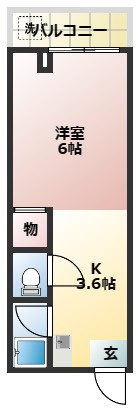 ダイヤコーポの間取り