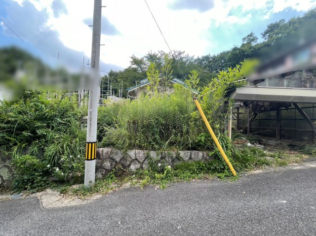 長久手市丁子田土地の前面道路含む現地写真