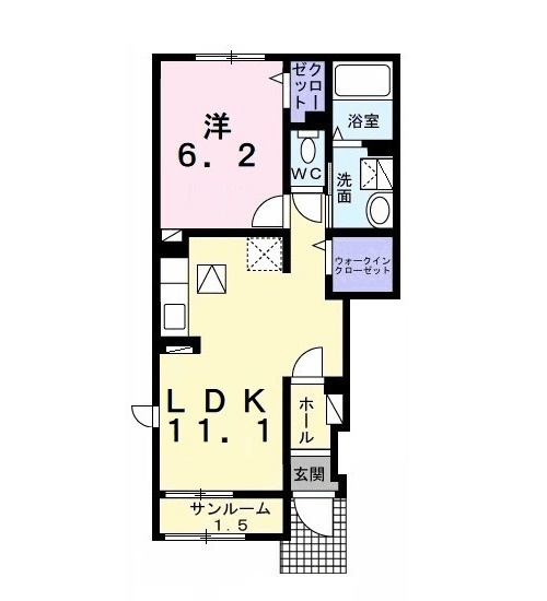 キャンディハウスⅡの間取り