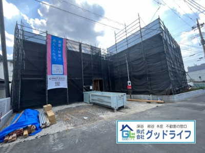 【前面道路含む現地写真】 | 本庄市本庄第3  新築戸建　全3棟　3号棟　Cradlegarden