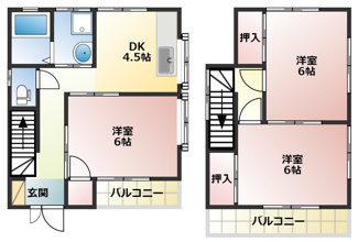 【間取り】 | サンライズマシコ
