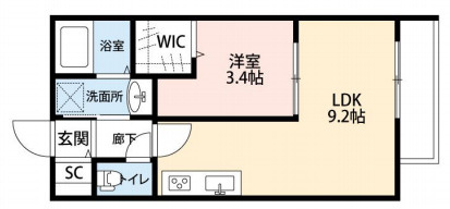ジェンティーレ・トリヤマVの間取り