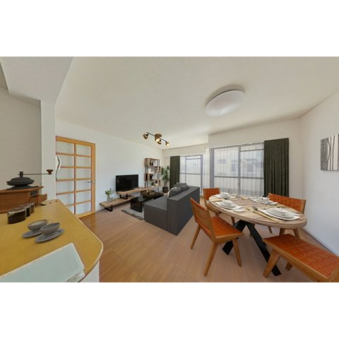 コーポラス岐阜西　Ｆ８の居間・リビング