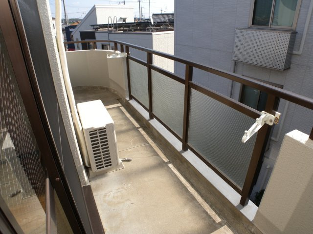 ブランベール大久保のバルコニー