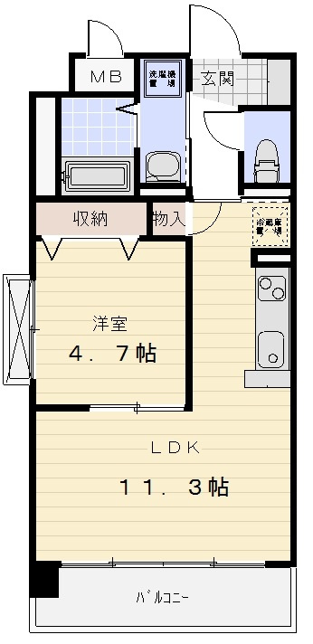 神話の杜　Ｋの間取り