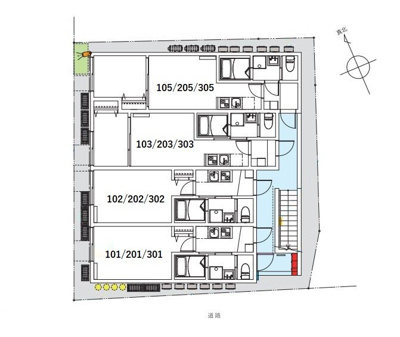【区画図】 | k1 apartments（ケイワンアパートメント）