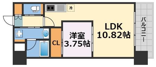 プレジオ難波の間取り