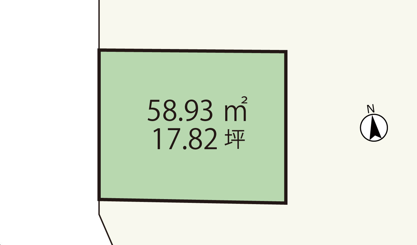 広島市中区白島九軒町　土地の土地図