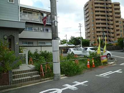 広島市中区白島九軒町　土地の外観