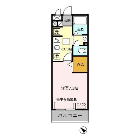 エリタージュⅡの間取り