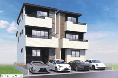 【外観パース】 | 瑞穂区御劔町1期 全2棟　＜仲介手数料無料＞御劔小・瑞穂ヶ丘中　新築一戸建て