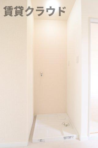 ファーストヴューラ十番館の洗面所|洗濯機置場