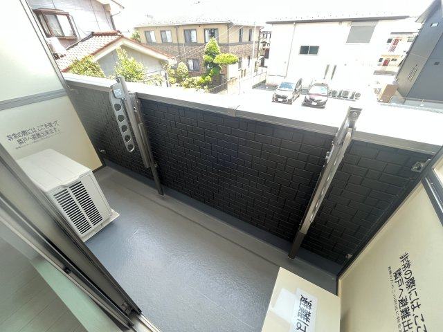 Ambition岩槻本町のバルコニー|暖かな日差しのふりそそぐバルコニー