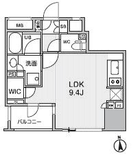 SEASON FLATS Shinokachimachiの間取り