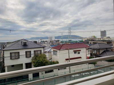 【展望】 | メゾンオルタンシア霞ヶ丘 | 明石大橋一望☆神戸市垂水区　メゾンオルタンシア霞ヶ丘☆