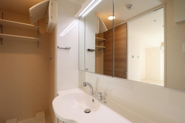 サイドコートの洗面所