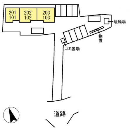 アビテ吉原の区画図