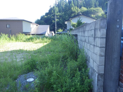 【前面道路含む現地写真】 | 大館市川口字蟹沢7-172・売地