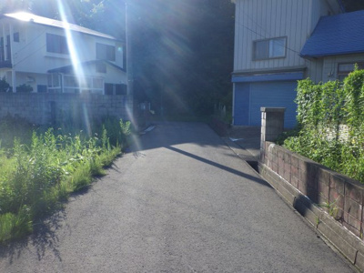 【前面道路含む現地写真】 | 大館市川口字蟹沢7-172・売地