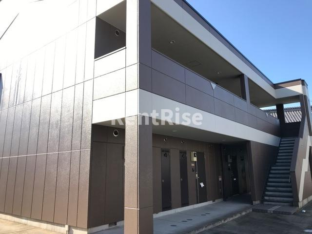 稲沢市祖父江町上牧上川田のアパートのエントランス|外観写真その他2