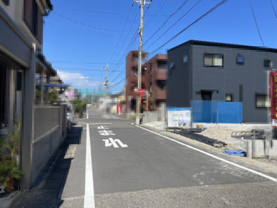 【前面道路含む現地写真】 | 大津市今堅田2丁目8　中古戸建 | 2023年09月　撮影