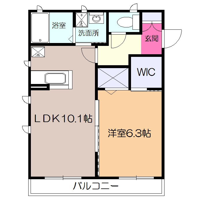 リラフォートの間取り