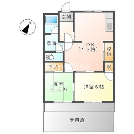 メゾン平成の間取り|間取図