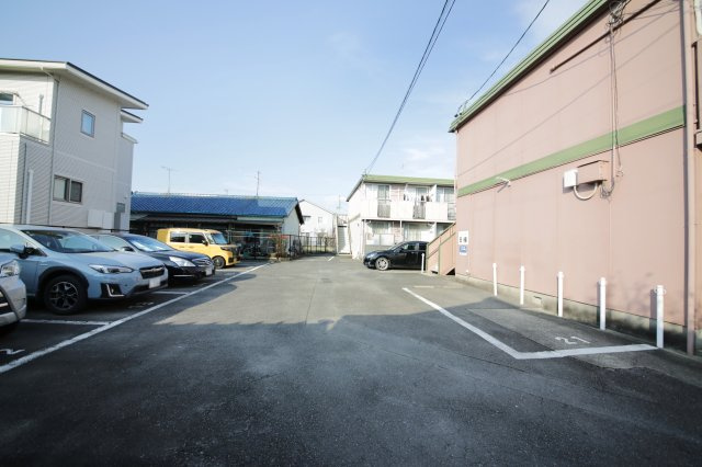 タウン66　C棟の駐車場