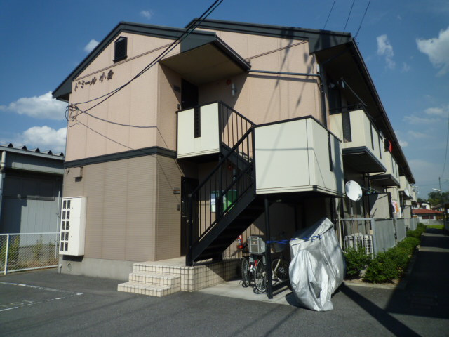 倉敷市平田のアパートの外観