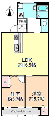 【間取り】 | Heights　Hirotani