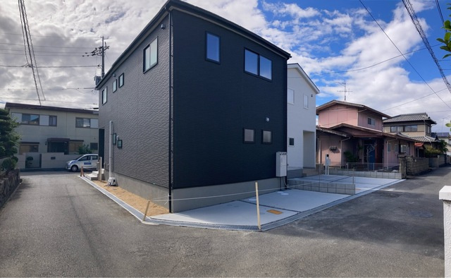 リーブルガーデン　岡山市中区平井(第5)の前面道路含む現地写真