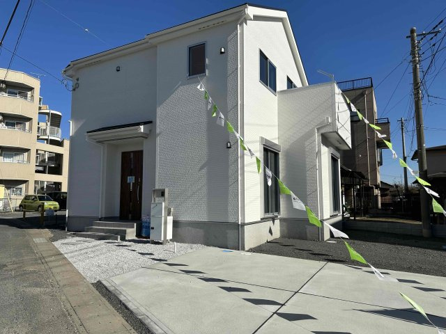 玉村町上福島23-1期（全1棟）1号棟の前面道路含む現地写真|前面道路含む現地写真です