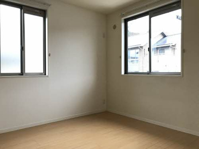 【洋室】 | シャーメゾン万々Ⅱ | 6.4帖北西洋室