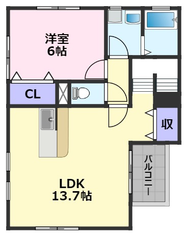 【間取り】 | アヴィタシオンK