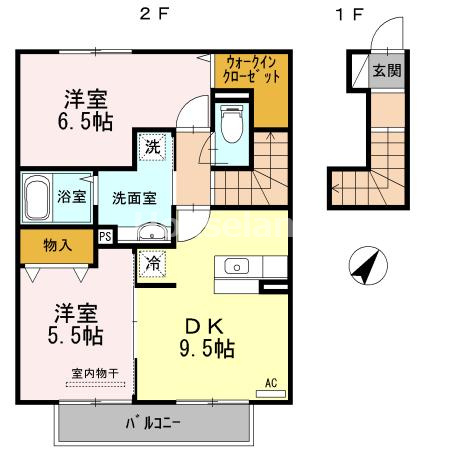 イソラ フェリジェⅡの間取り