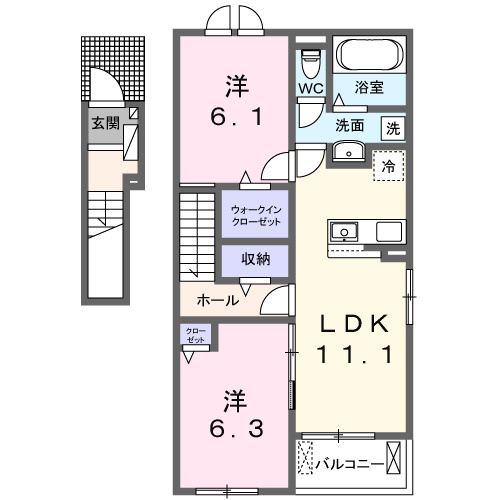 パークヒルズ利根五番館の間取り