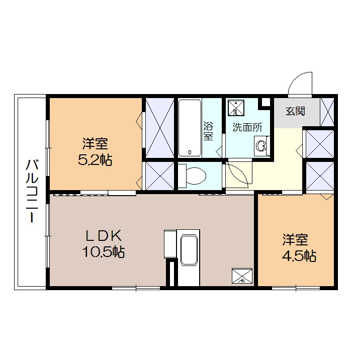ラズベリーの間取り