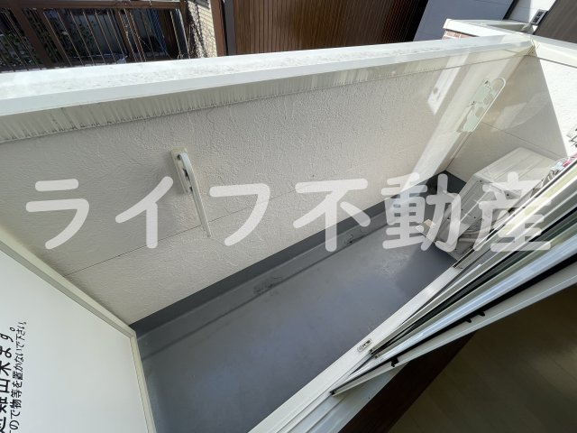 グランドプリッ２長瀬のバルコニー|広々としたバルコニーです