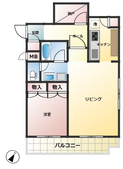 Residenza Eroeの間取り
