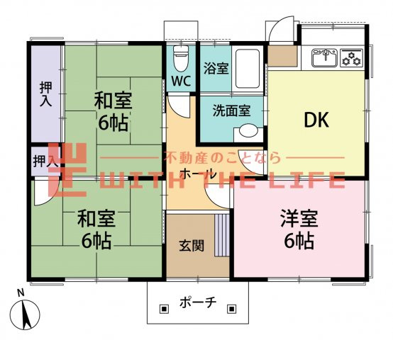 ボヌール荒木【キャンペーン対象物件】の間取り