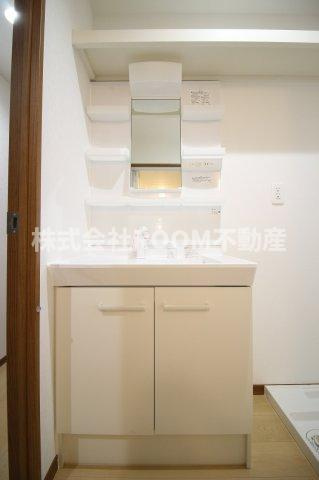 都城市立野町の賃貸マンションの独立洗面台|独立洗面台で身支度をすべて済ませてしまいましょう